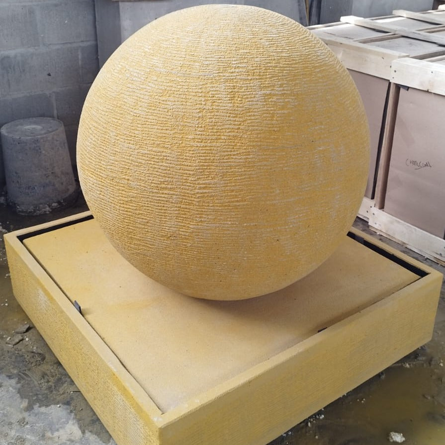 Luna Ball Fountain – Large Water Feature Sandstone Standard