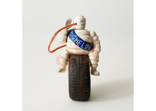 Michelin Man Sit on Tyre 24cm Statue  