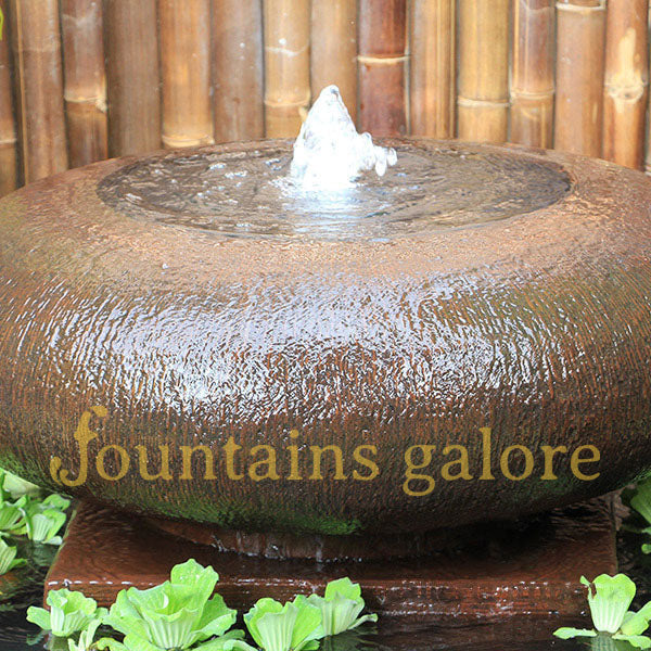 Moon Pot Fountain Water Feature  