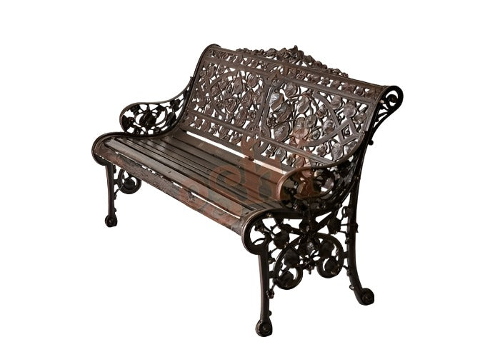 Nasturtium Bench Furniture Antique Brown 