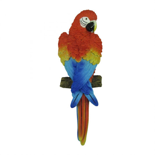 Wall-Hanging Parrot Statue  