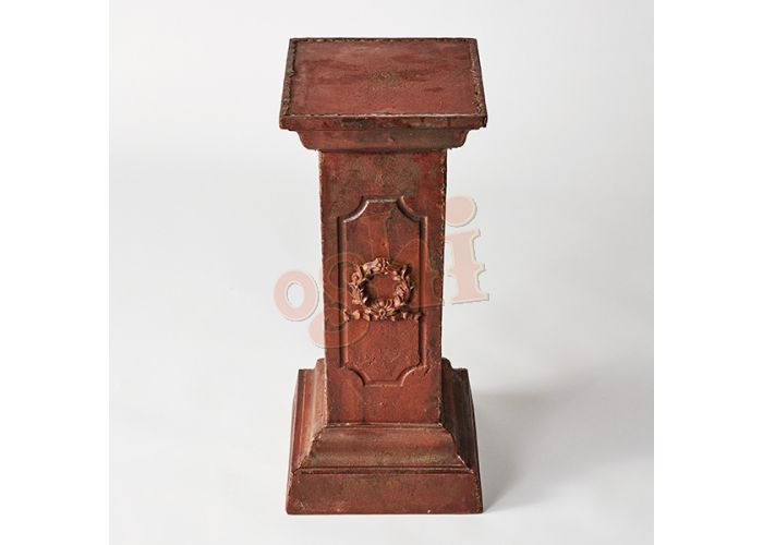 Plinth Tall Pedestal Rust 