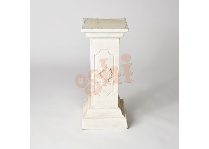 Plinth Tall Pedestal White 