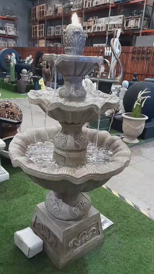 Fleur 3 Tier Fountain - New Product 2025 Water Feature Fountain