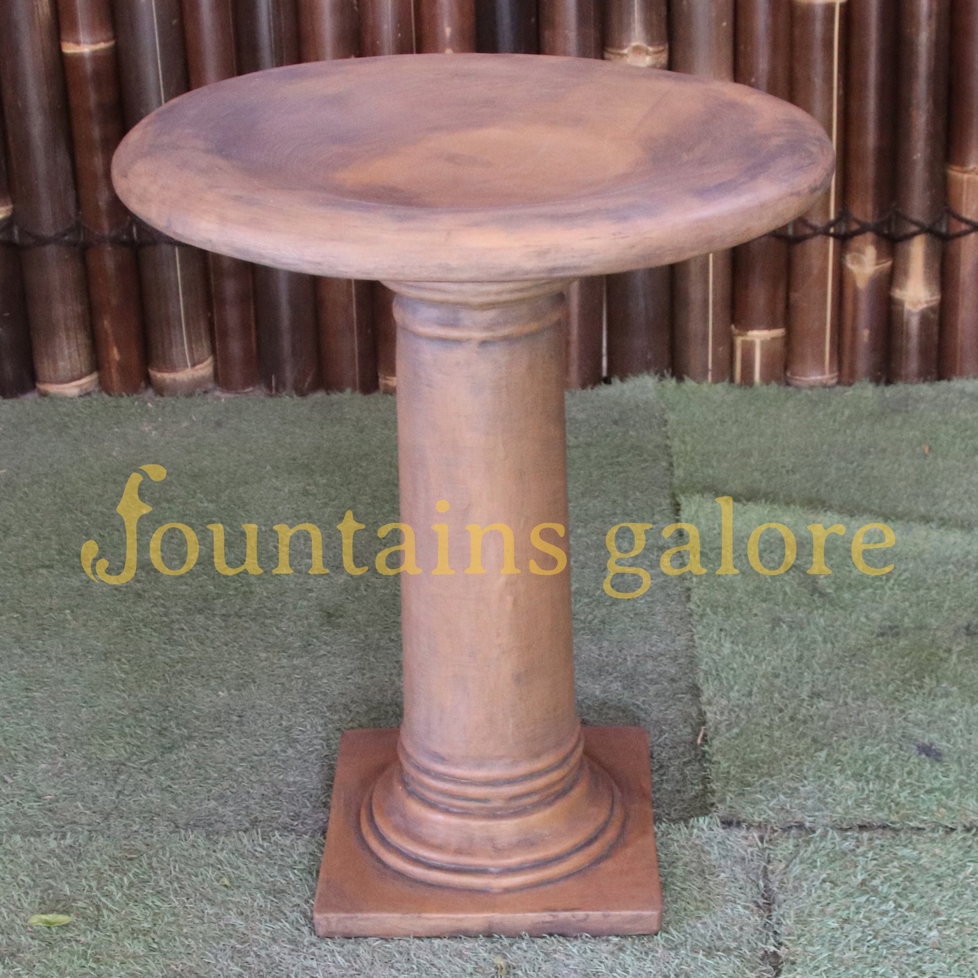 Roma Birdbath Bird Bath Rust 