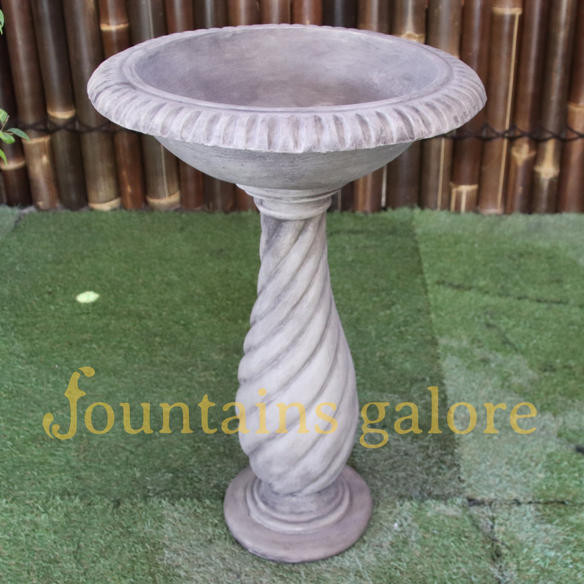 Amalfi Birdbath Bird Bath Slate 