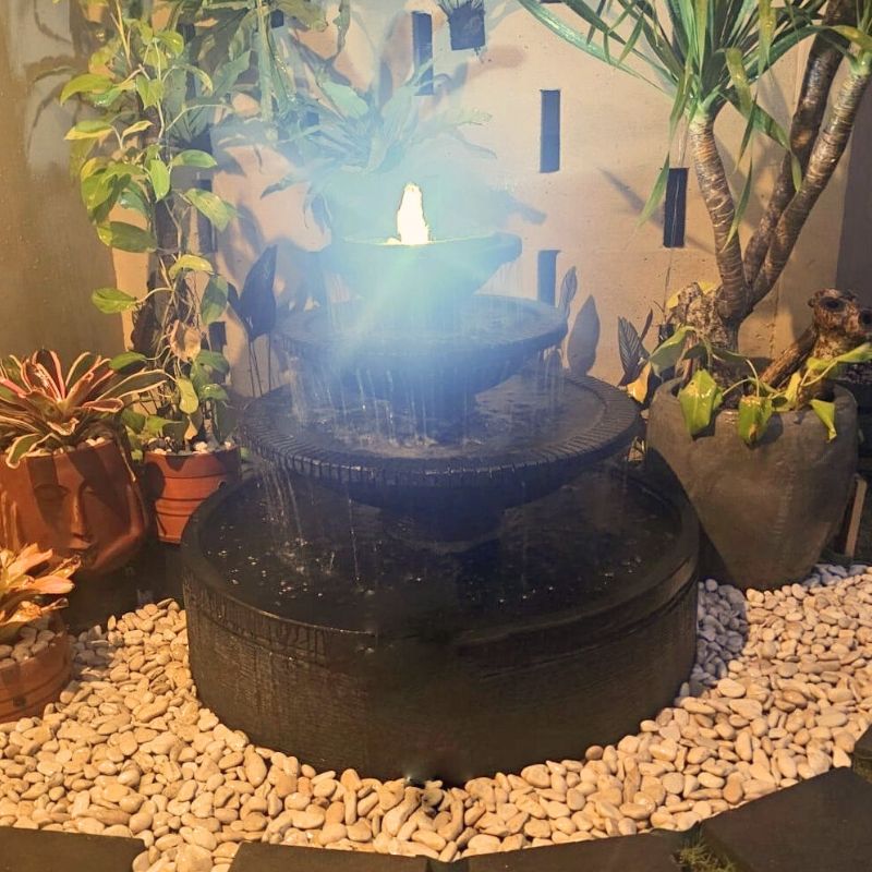 Aqua Falls Fountain Water Feature Standard (240V) Rust