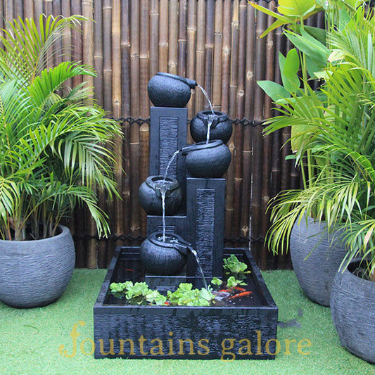 Streaming Pots Fountain – Medium Water Feature  