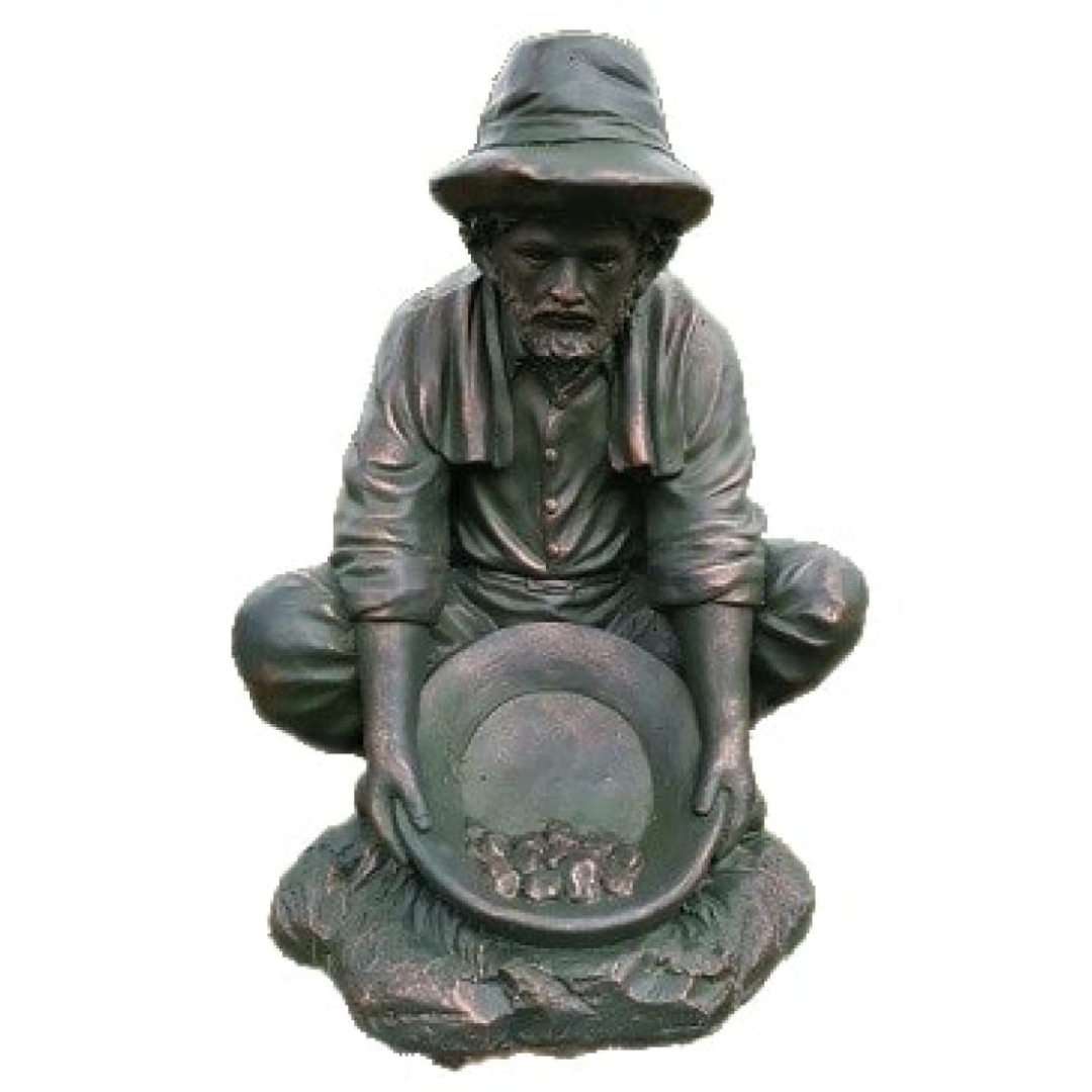 Gold Panner Bronze Fountains Galore