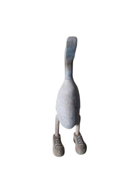 Wooden Duck Statue