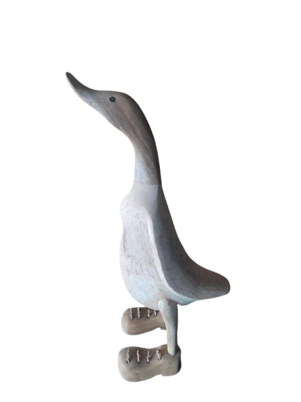 Wooden Duck Statue