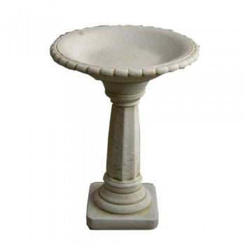 Regency Birdbath With Hexagon Base Bird Bath  