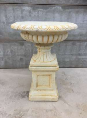 Jefferson Urn And Pedestal Urn and Pedestal Sandstone 