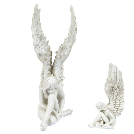 Angel with Raised Wings Statue Statue  