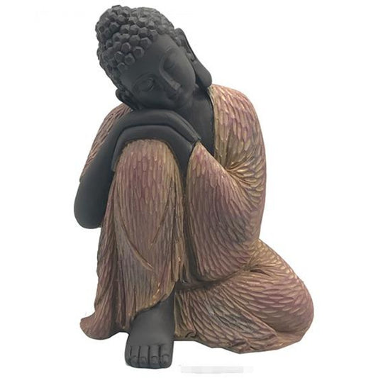 Head on Knee Buddha Statue Statue  