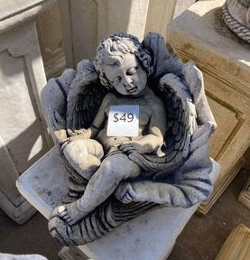 Angel in Shell (small) Statue  