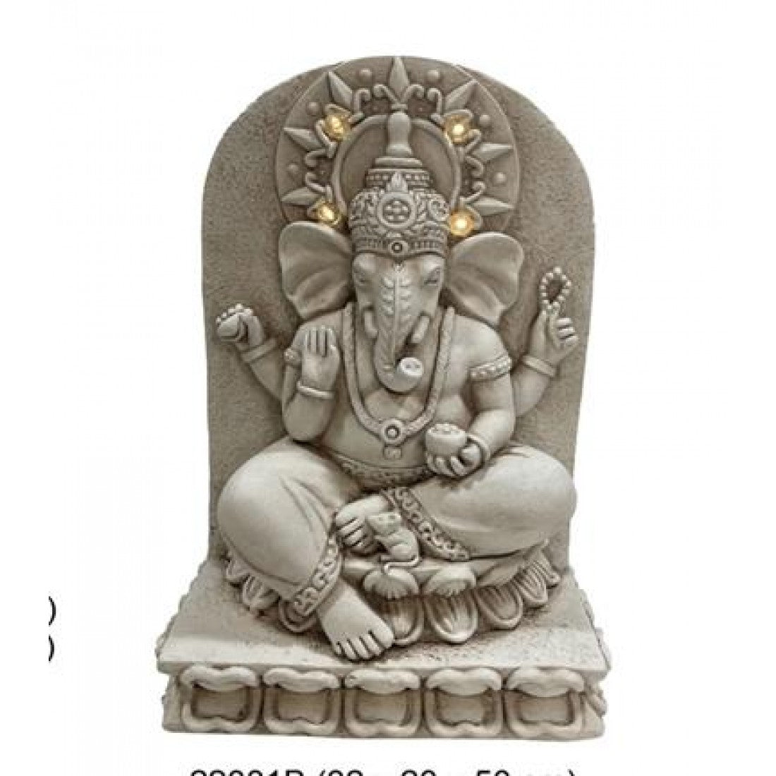 Backed Ganesha Statue