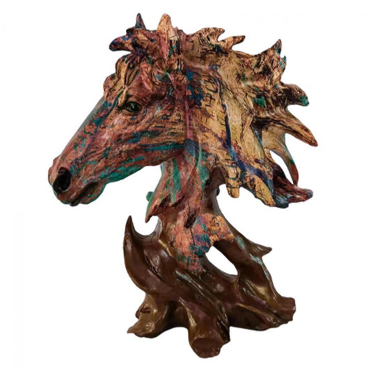 Stallion Head Statue Statue  