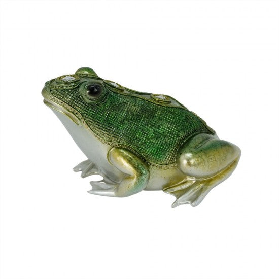 Green Frog Ornament Statue  