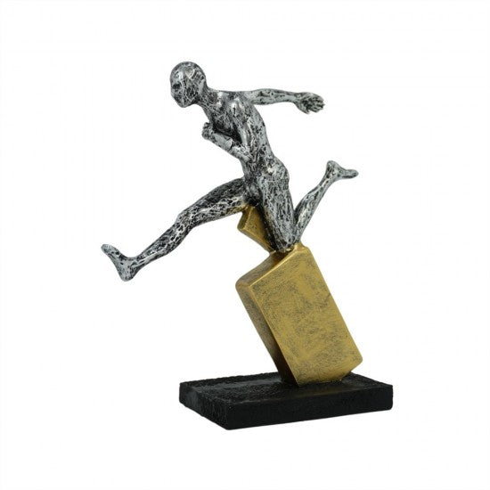 Sprinting Human Statue Statue  