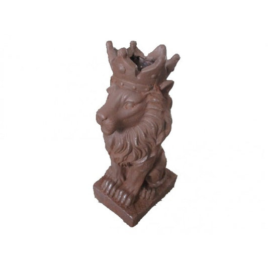 Magnesium Oxide Sitting Lion Pot Statue  