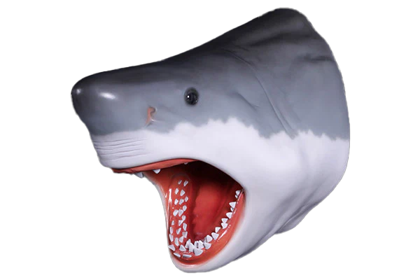Shark Head Fibreglass Statue Statue  