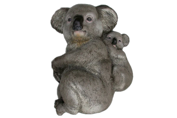 Mother and Baby Koala Fibreglass Statue Statue  