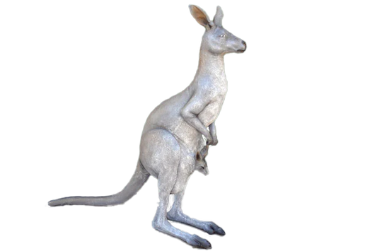 Kangaroo with Joey Fibreglass Statue