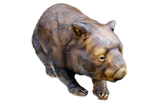 Wombat Fibreglass Statue