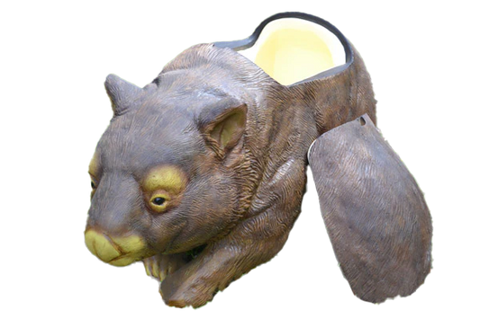 Wombat Fibreglass Statue / Esky