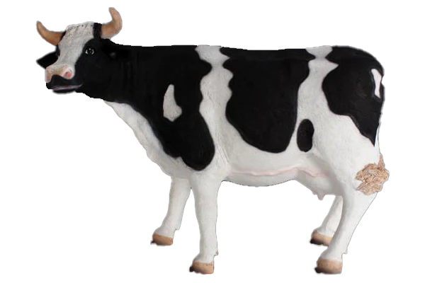 Cow Small Fibreglass Statue Statue  