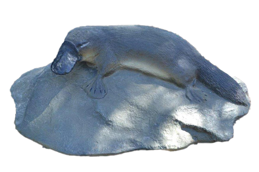 Platypus on Rock Fibreglass Statue Statue  