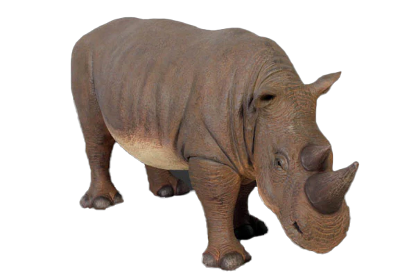 Baby Rhino Fibreglass Statue Statue  