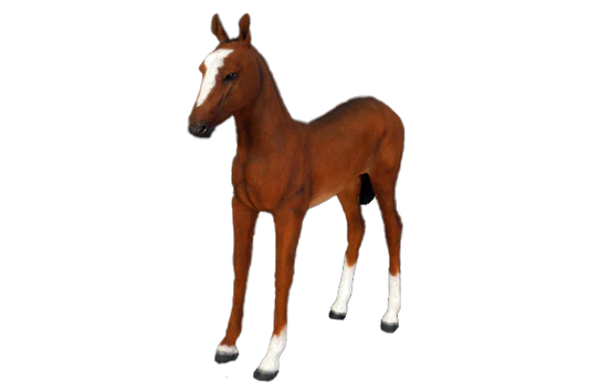 Foal Horse Fibreglass Statue