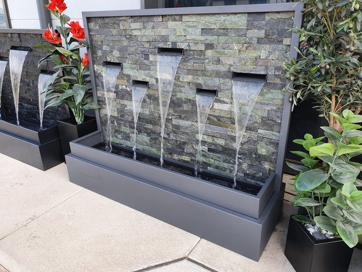 Stacked Stone Fountains