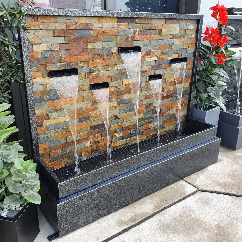 Stacked Stone Fountains – Fountains Galore