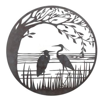 Herons Beside The Lake Wall Art Décor  