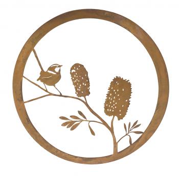 Willie Wagtail On Bottlebrush Wall Art Décor  