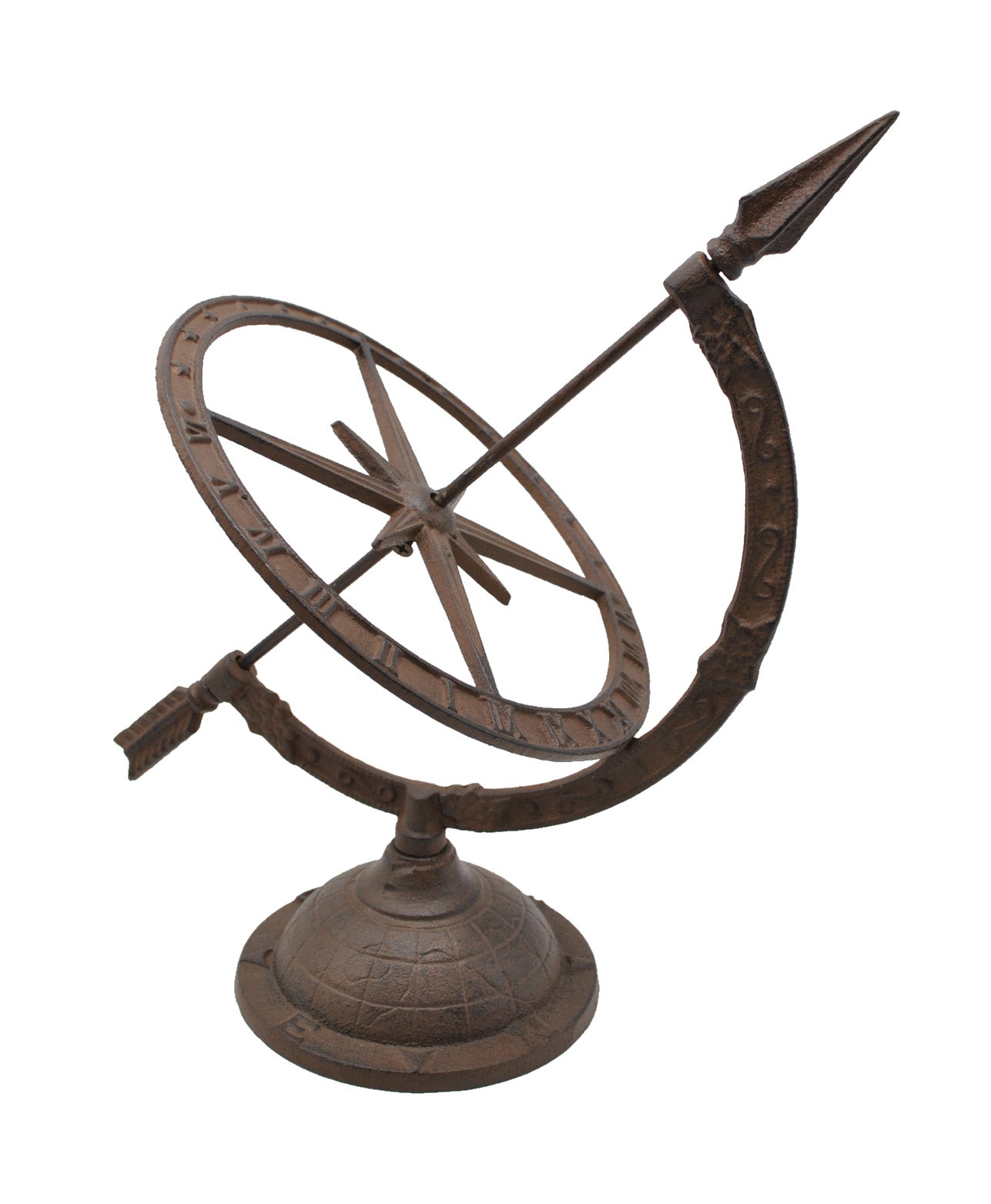 Traditional Metal Sundial Statue  