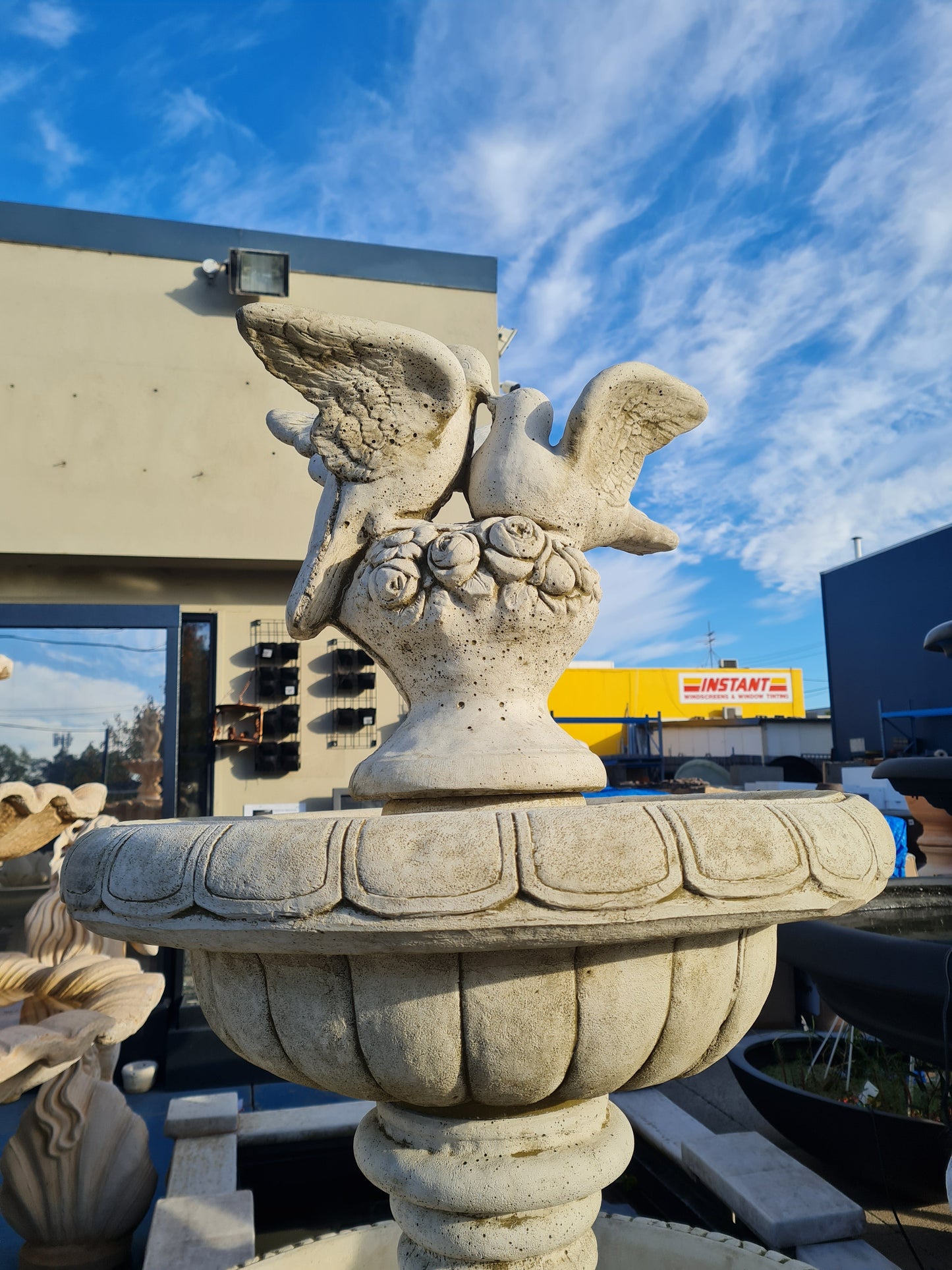 Two Tier Dove Fountain Water Feature  