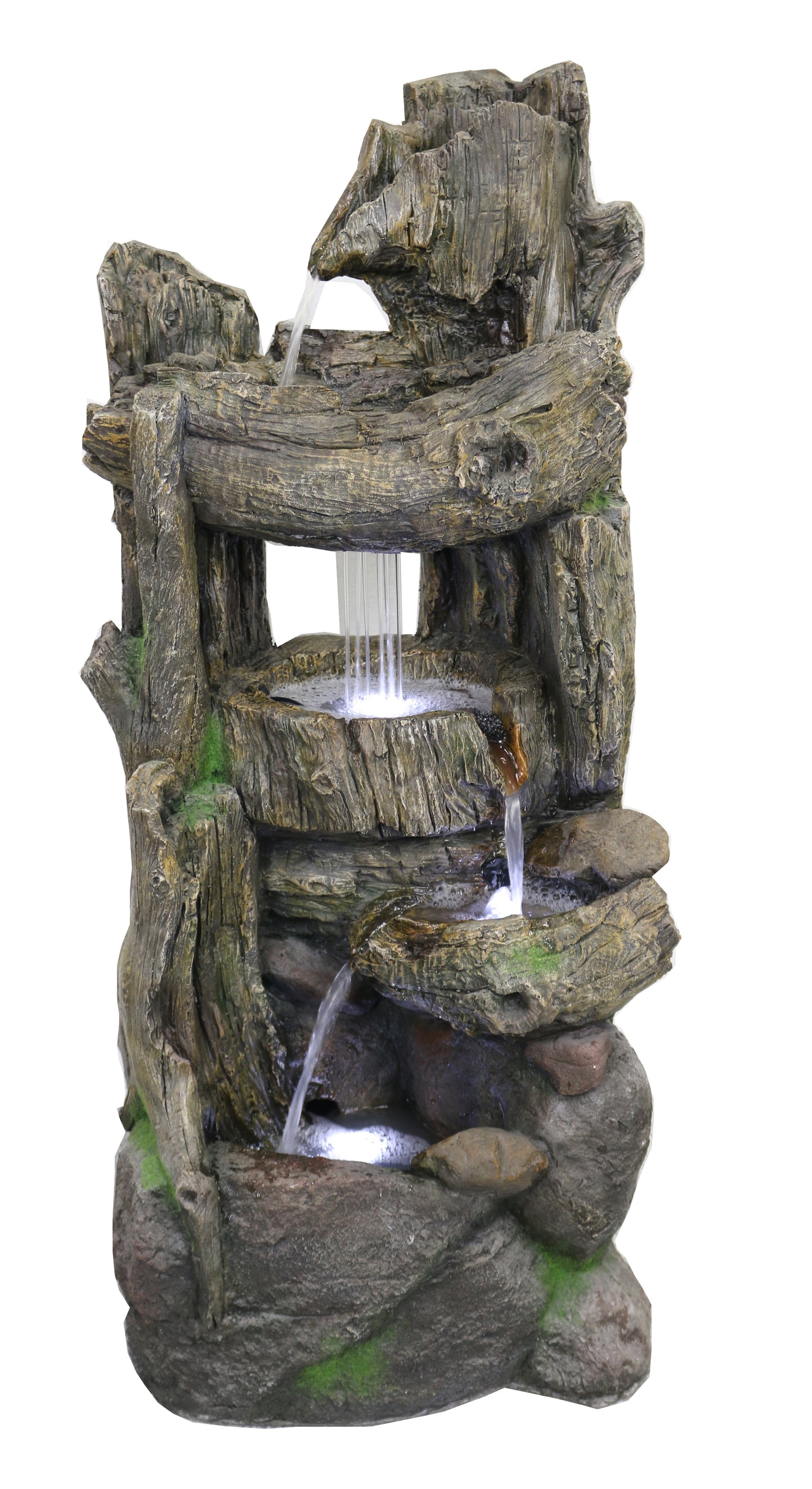 Raining Oldwood Fountain Water Feature  