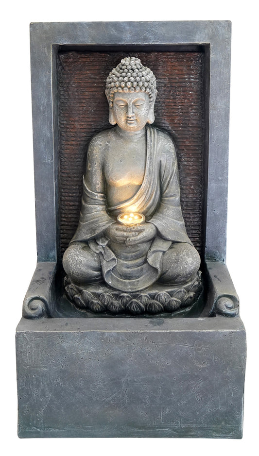 Alcove Buddha Fountain Water Feature  