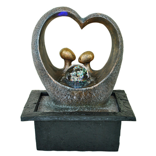 Love Heart Cuddles Fountain Water Feature  