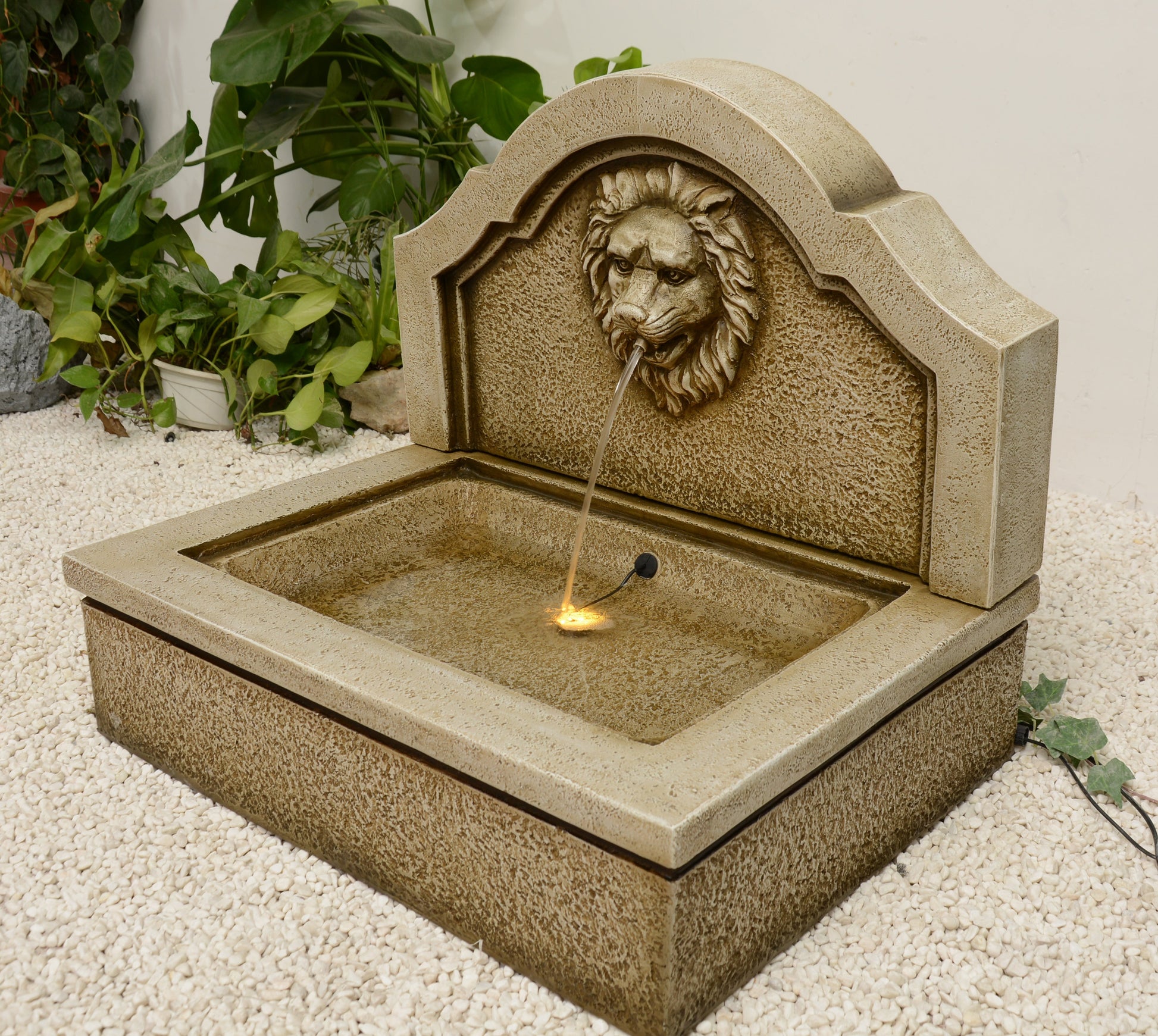 Lion Trough Fountain Water Feature  