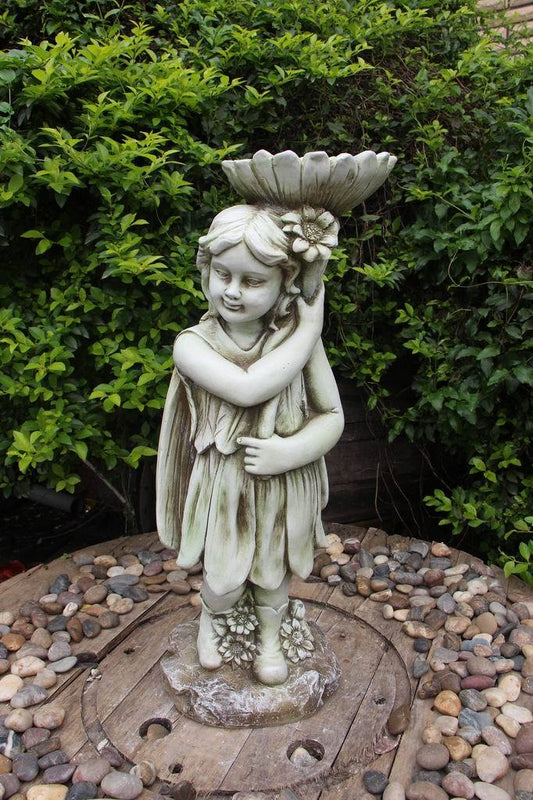 Fairy Birdfeeder Statue Statue  