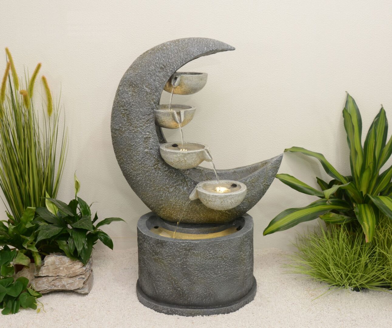 Crescent Moon Water Feature Water Feature  