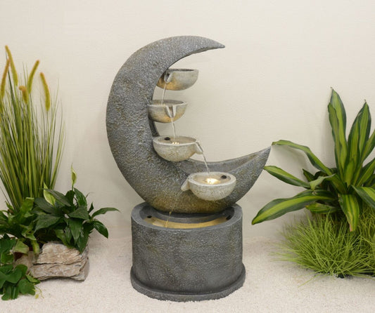 Crescent Moon Water Feature Water Feature  