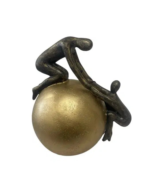 Gold Helping Hand Statue