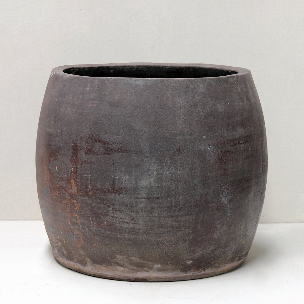 Thai Limestone Barrel Pot Pot Copper 