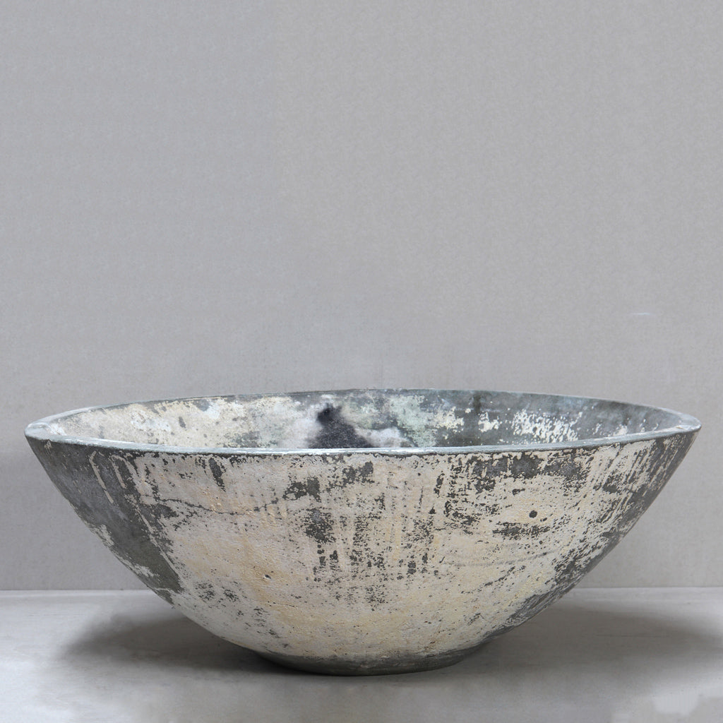 Thai Limestone Plain Bowl Pot  
